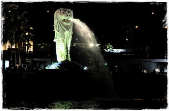 Famous Singapore Merlion