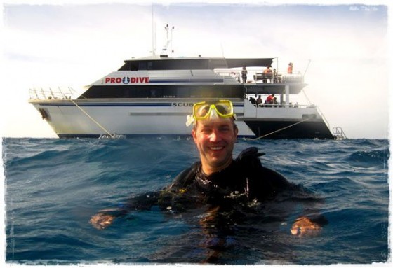 Terry On Surface - Great Barrier Reef